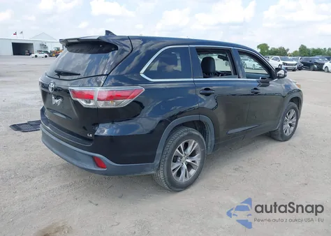 2015 Toyota Highlander Le Plus V6 from USA, damaged, VIN 5TDZKRFH7FS065002